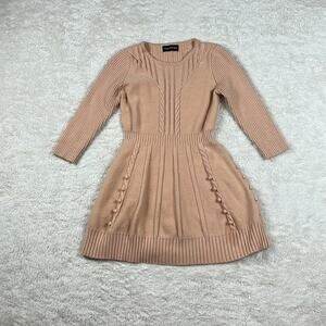 Fancy Qube ribbed sweater dress, size small